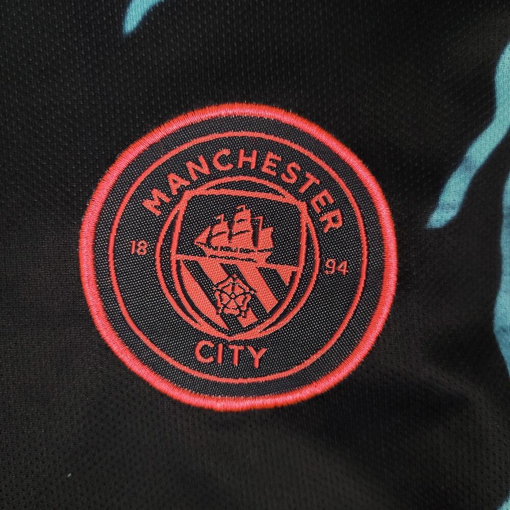 Puma Men's Manchester City Jersey Daniel #99 Medium Long Sleeve Ultraweave Blue - Picture 4 of 16